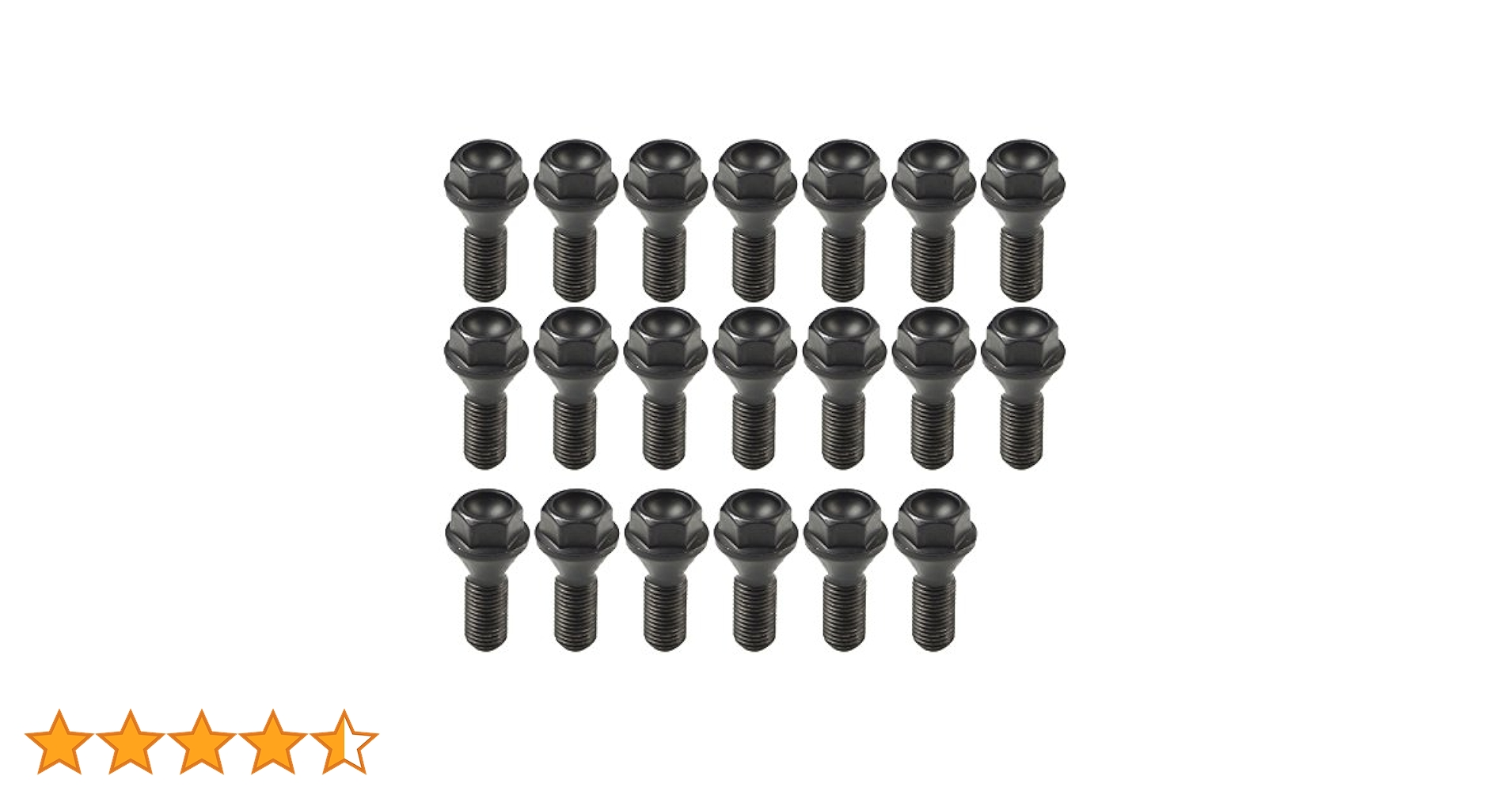 Bapmic 36136781150 Wheel Lug Bolt Nuts M12 X 1.5 for BMW E46